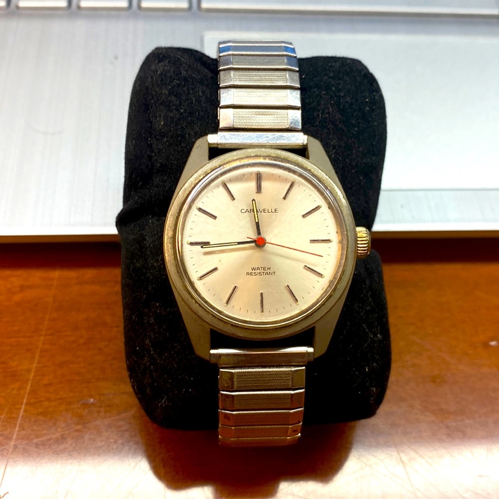 Vintage Caravelle P1 Men’s Watch by Bulova.